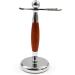 Premium Shaving Brush Set for Men | Stylish Metal Handle & Holder | Hair Removal Accessories - 11.5x15.5cm Red - Buy Online on GoSupps.com