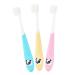 ULTECHNOVO Manual Toothbrush 3pcs Toothbrush Abs Small Head Child Training Brush Toothbrush Cleaning