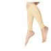 KOREA premium calf compression sleeves for Men & Women 20-30mmHg For Leg pain Relief Shin Splints Support Medical Travel Nursing (Beige Medium) Medium Beige