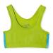 Mesh Racer Sports Bra (Tween and Teen Sports Bra, Racerback Style for High Impact Activities) 12 Lime With Teal