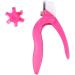 U-K Acrylic Nail Clipper Adjustable Stainless Steel Gel Fake Nail Tip Cutter Artificial Fake Nail Trimmer for False Nail Art Manicure Tools Pink Lovely and practical - Buy Online on GoSupps.com