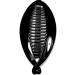 BLACK Plain BANANA HAIR Clip Fish Comb Grip Wide New Ladies 14cm Hair Jewellery accessories - Buy Online on GoSupps.com