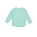 Leveret Long Sleeve Baby Boys Girls Rash Guard Sun Protected UPF + 50 Kids & Toddler Swim Shirt (12 Months-5 Toddler) 5 Years Aqua