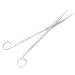 Qcwwy Aquarium Aquascaping Tools Kits Aquatic Plant Tongs Scissors Aquarium Plant Tools for Aquascaping Cleaning 1PC Bending shear 25cm