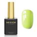 MEGIOR Green Gel Nail Polish 15ml Spring Green Gel Polish 1PCS Soak Off UV LED Nail Gel Polish for Nail Art Manicure Salon DIY Home for Women Girls Nails