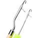 Wooden Bent Latch Hook Tool and Plastic Crochet Needle Set | 2-Piece Kit by eBoot - Buy Online on GoSupps.com