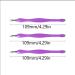 Lmyzcbzl Cuticle Trimmer Set - 3 Pcs Purple Cuticle Remover & Nail Cleaner Tools - Buy Online on GoSupps.com