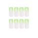 Bohen Long Square False Fingernails | Glossy French Acrylic Nail Tips - 24 Piece Set for Women & Girls - Easy Press-On - Buy Online on GoSupps.com