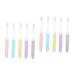 Minkissy 10 pth trip toothbrush travel toothbrush folding toothbrush manual toothbrush soft toothbrush oral decorative toothbrush collapsible toothbrush folding