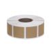 Roll of 1000 7/8" Square Target Pasters Brown