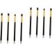 Beavorty 8 Pcs Creme Eyeshadows Makeup Pencil Eye Make-up Brush Kit Eye Shadow Brush Tool Dropshipping mediumx2pcs Black+goldx2pcs - Buy Online on GoSupps.com