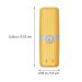 Portable Travel Toothbrush Set with Holder - Wall-Mounted Magnet Yellow | Toothpaste Cup & Outdoor Organizer - Buy Online on GoSupps.com
