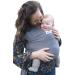 Joy and Joe Baby Wrap Sling: Organic Stretchy Carrier | UK/EU Safety Tested | Made in the UK | Suitable from Birth to 16Kg | Grey - Buy Online on GoSupps.com