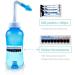 Neti Pot Sinus Rinse Bottle with Sticker Thermometer | BPA Free | 300ml | 30 Nasal Wash Salt Packets | Allergy Relief for Adults & Kids - Buy Online on GoSupps.com
