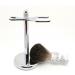 Shop Lefeda Simply Silver Razor Brush Set - Black Roof Hair Double-Edge Safety Razor Tools | Premium Shaving Essentials - Buy Online on GoSupps.com