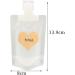 SMMUSEN Travel Size Refillable Empty Squeeze Pouch Portable TSA Approved Empty Cosmetic Pouch Bag Leakproof Stand Up Spout Bags Containers Foldable for Toiletries Lotion Shampoo Clear 50 Travel - Buy Online on GoSupps.com