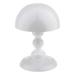 Backbayia Vintage Iron Cap in Presentation Form for Hat and Wig with Stand White