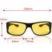 TrueDark Daylights Amber Fitover Blue Light Blocking Glasses - Reduce Eye Strain UV Glare Perfect for Men & Women Ideal for Computer Gaming TV Phone Dave Asprey - Buy Online on GoSupps.com