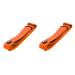 FITTG 2 elastic bands for chest strap with heartbeat for Geonaute H7 (Orange)