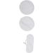 Adjustable Reusable Castor Oil Neck Pack for Thyroid Inflammation - Washable White Set - Buy Online on GoSupps.com