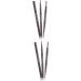 TOVINANNA 2pcs 2 1 Eyebrow Brush Brow Pencil Eyebrow Makeup Gothic+mirror To Rotate Water Proof - Buy Online on GoSupps.com