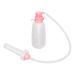 350 ml manual vaginal shower cleaner portable transparent nozzle pressure vaginal syringe cleaner Analdschusche Vagina cleaning set for women pink