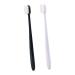 ULTECHNOVO Portable 2pcs Toothbrush White Hair Household Bristle Toothbrush