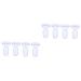 Healvian 4 Pairs Shoe Inserts Foot Prevention Foot Stickers for Heels Toe Protectors Patches Anti-wear Foot Stickers Follow up Damping Women's