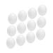 BESPORTBLE 12pcs Portable Fake Eggs Multi-Function Fake Eggs Delicate Simulated Eggs Solid Egg Multifunction 1.6x1.2cm White