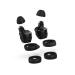 Balacoo Earphone Covers Ear Plugs Silicone Earplug Replacement Earphone Cap Accessories Silicone Earbud Covers Black Size 1