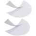 100 pcs Eye Shadow Shields Eyeliner Pads Stickers Disposable Professional Eyeshadow Protector Pads Patchs for Prevent Makeup Residue Eye Pad for Eyelash Extensions Perming Tinting and Lip Makeup