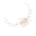 FRCOLOR Bridal Hair Comb Hair Accessories for Bridesmaid Braiding Hair Accessories Wedding Decoration Pearl Hair Clips Pearl Hair Comb Pearl Hair Combs Pearl Headpiece Resin White Handmade