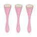 FRCOLOR 3pcs Oil Removal Roller Tool Massager Walker Skin Care Roller Face Massage Roller 10.30X2.70X1.50CMx3pcs Pinkx3pcs