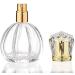 50ml Empty Glass Perfume Spray Atomiser Gold Crystal Cap Oval Bottle - Buy Online on GoSupps.com