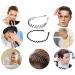Unisex Hair Bands for Men & Women - Black Corrugated Slip-Resistant Hoops | 6 Pieces - Perfect for Sports & Beauty Care - Buy Online on GoSupps.com