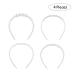 4-Piece Pearl Rhinestone Hair Band Set | White Pearl Headbands for Women & Girls | Perfect for Birthdays Valentine's Day Christmas Weddings & Parties | Stylish Hair Accessories - Buy Online on GoSupps.com