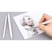 Blending Stumps and Tortillions Set with 2 Pieces Sandpaper Pencil Sharpener  1 Eraser Sketch for Student Sketch Drawing kit (6 pcs +4) - Buy Online on GoSupps.com