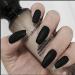 6 Packs Matte Coffin Press on Nails Set - 144 Pcs Medium Length Acrylic False Nails with Adhesive Tabs & Nail File - Solid Color Artificial Nails for Women - Buy Online on GoSupps.com
