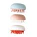 Gatuida portable massage device 12 pcshampoo brush cleaning brush clean cleaning ridge tool massage brush massage comb pebbles body peeling made of silicone