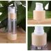 VASANA 2PCS Airless Pump Bottles Empty Refillable Plastic Vacuum Emulsion Bottle Lotion Dispenser Cosmetics Vials Containers With Bamboo Pump Head For Cream Essential Oils Liquid Cleanser Shower Gel 30ml/1oz - Buy Online on GoSupps.com