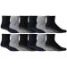 Yacht & Smith 120 Pairs Diabetic Non-Skid Slipper Socks - Gripper Bottom, Loose Fit, Black | Bulk Wholesale Hospital Sock Grippy - Buy Online on GoSupps.com