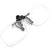 Buy HHCC Portable Reading Glasses - 2 Pieces with Clip Transparent Lens Anti-Blue Light +1.00 to +3.00 Diopters - International Shipping Available - Buy Online on GoSupps.com