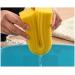 Absorbent Foldable PVA Sponge Foam Mop Head Refill Replacement for Home Kitchen Floor Cleaning (Yellow) - Buy Online on GoSupps.com