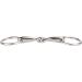 Equinate Pony Water Bridle - Stainless Steel 16mm Double Broken - Anatomical Mouth with Gentle Action - Laser-Engraved Size 11.5cm - Buy Online on GoSupps.com