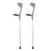 Aluminum Forearm Crutches Forearm Crutches for Adults Crutches for Walking Aluminum Forearm Crutches Silver Crutch Pack of 2 Fashionable Bathing in Sunlight