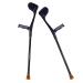 1 Pair Aluminum Forearm Crutches Lightweight Height Adjustable Arm Crutches Standing Canes Forearm Crutches Independence