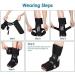 Buy Ankle Foot Orthosis (AFO) Brace for Foot Drop - Hemiplegia Support & Walking Stabilizer - L/XL Black - Buy Online on GoSupps.com