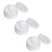 Lurrose 3 pieces make -up loose powder boxes empty powder storage box cosmetics powder container with tassel for travel at home white (white) - CRS9KA2318Q19LKZ6HQXF3 20 g
