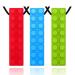 Panny & Mody Sensory Chew Necklace Set Autism ADHD Teething Toys for Kids 3 Pack Chewy Sticks for Boys and Girls(Red Green Blue)