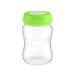 Breast milk bottles 4 pieces of breast milk and storage bottles of wide caliber leakage-safe breast milk clever bottles with silicone seal 180 ml